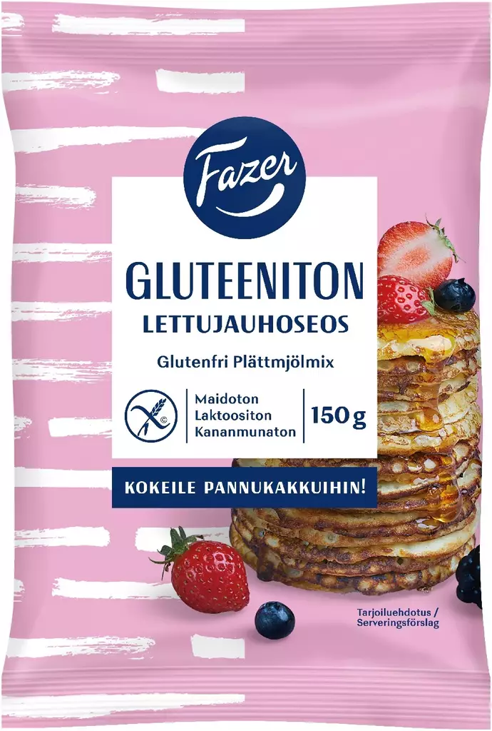 FAZER LETTUJAUHOSEOS GLUT.150G - Jauhot - 6419811108401 - 1