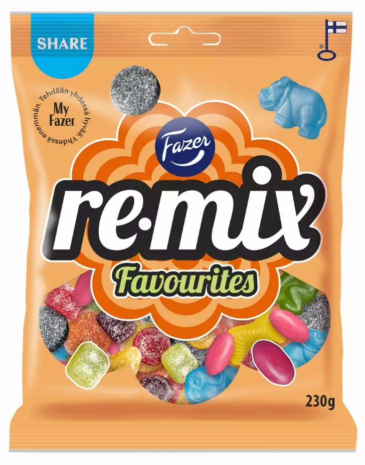 Fazer Remix favourites 230G - Karkit - 6416453049451 - 1