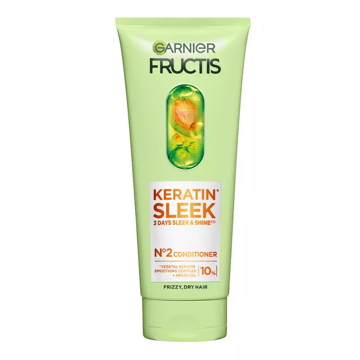 Garnier Fructis Keratin Sleek hoitoaine 200ml - Hiustenhoitoaineet - 3600542639101 - 1