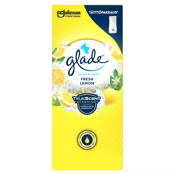 Glade Touch&Fresh täyttö 10ml FreshLemon - Ilmanraikastimet ja wc-raikastimet - 5000204818611 - 1