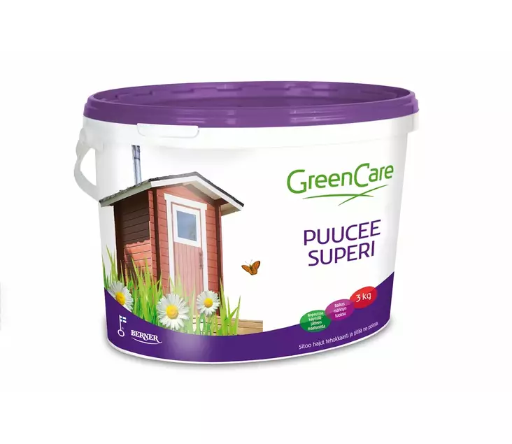 Greencare Puucee superi 3kg - Kompostori- ja huussitarvikkeet - 6414504610421 - 1