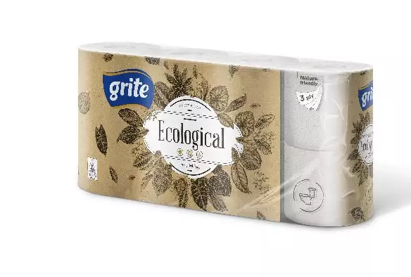Grite Ecological WC-paperi 8rullaa/pkt - WC-paperit - 4770023350241 - 1