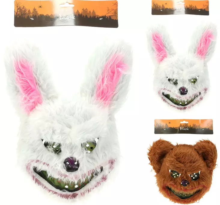 Halloween naamari karvapinta - Halloween asut ja koristeet - 8721037443531 - 1