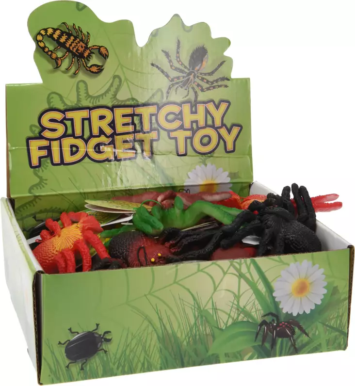 Hämähäkki lelu 14cm venyvä - Leikkihahmot ja -setit - 8720573592321 - 1