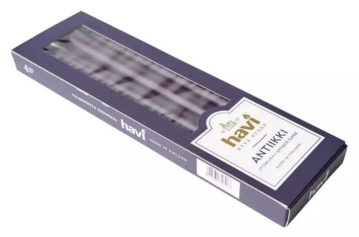 Havi antiikkikynttilä 4kpl/28cm 8H - Kruunu- ja antiikkikynttilät - 6411630722721 - 1