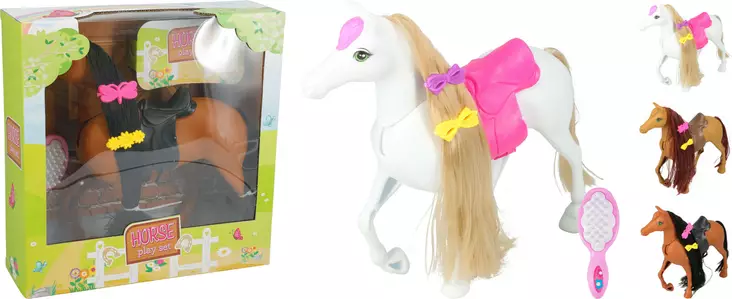 Hevonen + harja - Nuket ja tarvikkeet - 8721037571401 - 1
