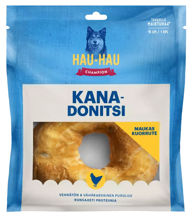 Hau-Hau Champion Kanadonitsi 15cm 120g - Koiran luut - 6430069589491 - 1