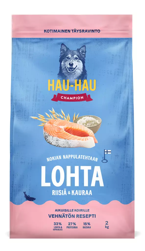 HHC Lohta,riisiä ja kauraa aik.2kg - Koiran kuivaruoat - 6438554010581 - 1