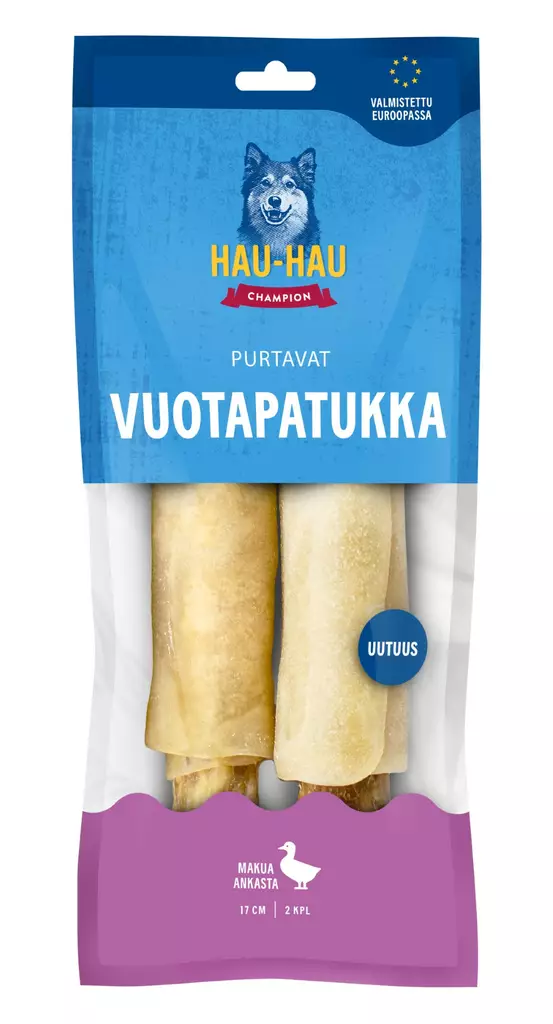 HHC Vuotapatukka ankka 17cm 2kpl 150g - Koiran luut - 6438554009691 - 1