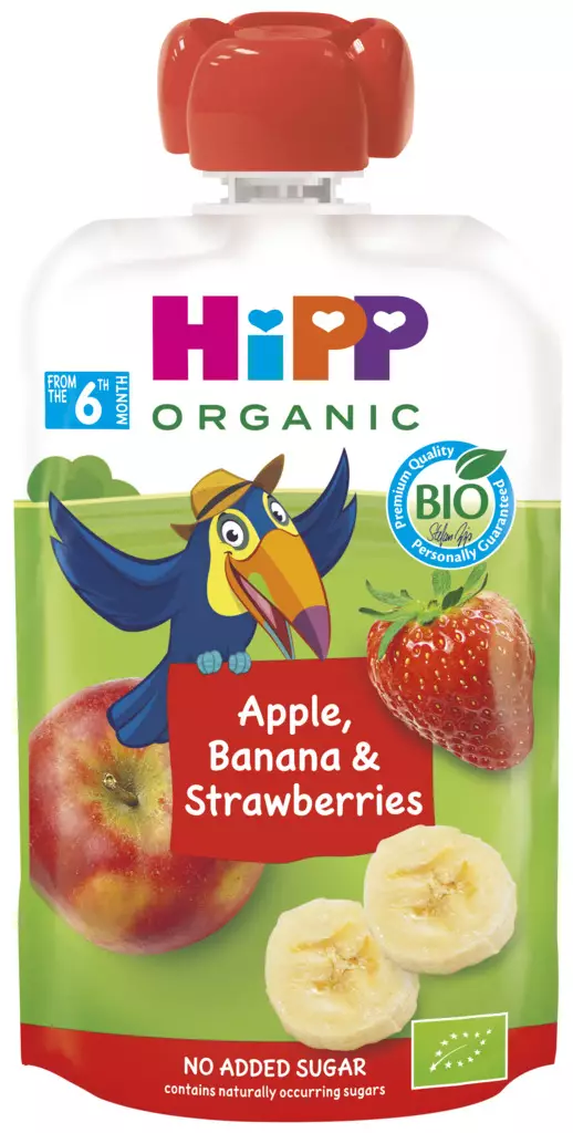 HiPP100g Luomu Smoothie Omenaa - Lasten välipalat - 4062300307131 - 1