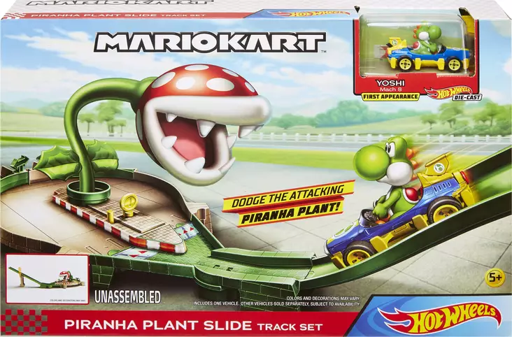 Hot Wheels Mariokart Piranha - Leikkiautot ja kauko-ohjattavat autot - 887961773231 - 1