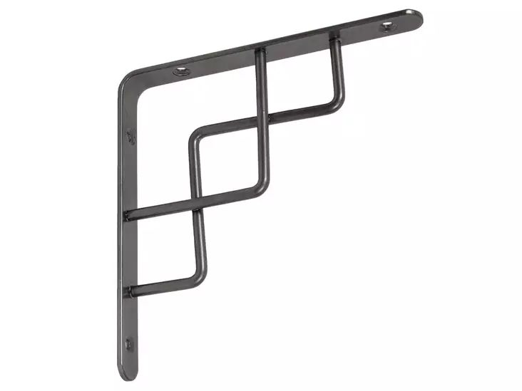 Hyllynkannatin Amazon 170x170mm harmaa - Hyllyt ja kannakkeet - 6414675062241 - 1