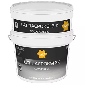 Ilves Lattiaepoksi 2K Vaaleanharmaa 4kg - Lattiamaalit - 6430026953051 - 1