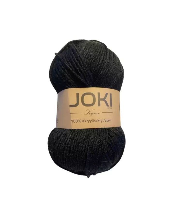 Joki Kymi Akryylilanka 100G Musta - Langat - 6438159319621 - 2