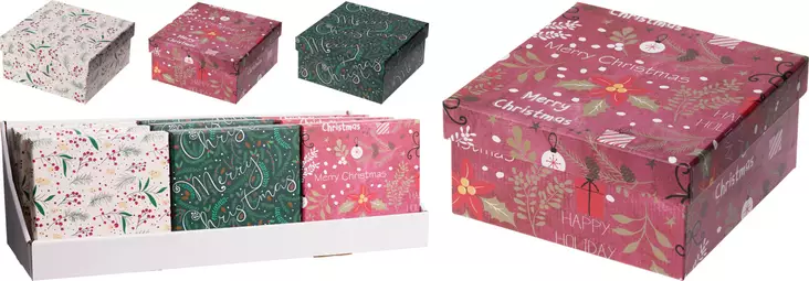 Jouluinen lahjapaketti 14,5x7cm - Joulupaketointi ja -lahjakassit & kortit - 8721037633451 - 1