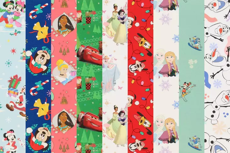 Joulupaperi disney 70cm*2m - Joulupaketointi ja -lahjakassit & kortit - 4058653100321 - 1