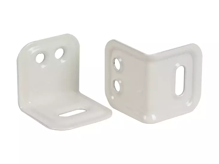 Kalustekulma 30x26x26mm 4kpl valkoinen - Kalustehelat - 6414671050761 - 1