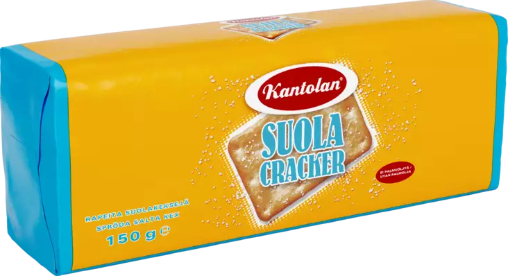Kantolan Cracker suolakeksi 150g - Keksit - 6410380032791 - 1