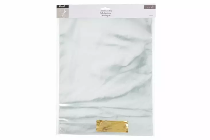 Kapel sellofaanipussi 30x40cm 8 kpl - Lahjapaperit ja lahjakassit - 6410416259901 - 2