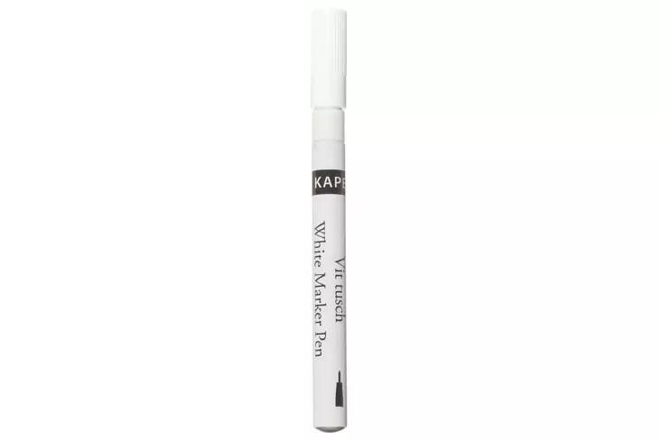 Kapel valkotussi vedenkestävä - Tussit, kuitukynät ja korostuskynät - 6410412714671 - 3