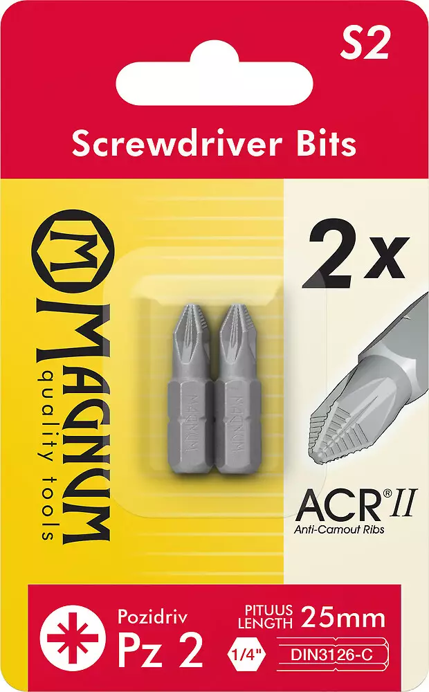 Kärki PZ1 25mm2kpl - Ruuvauskärjet - 6418868173011 - 1