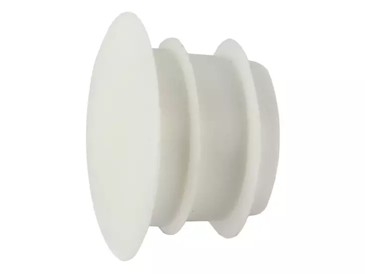 Karmitulppa 13-14mm muovi/valkoinen 20kpl - Tulpat ja huopatassut - 6414672069021 - 1