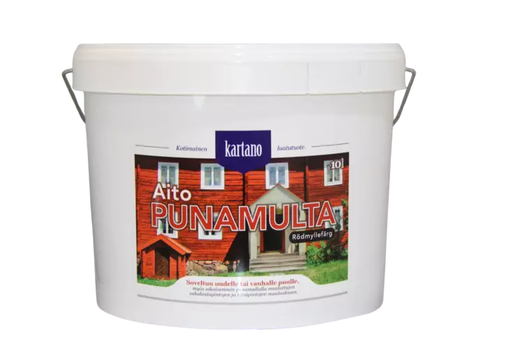 Kartano punamulta 10l - Talomaalit - 6438168098081 - 1