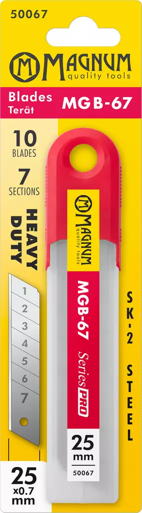 Katkoterät SeriesPro 10 kpl MGB-67 - Katkoteräveitset ja terät - 6418868500671 - 1