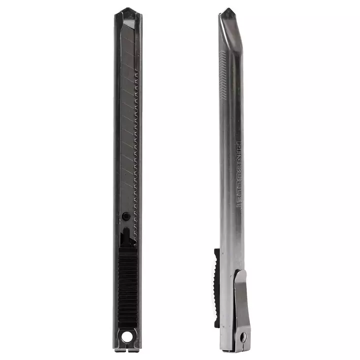 Katkoteräveitsi 0,38 x 9 x 80 mm täysmetallia - Katkoteräveitset ja terät - 6430017701661 - 1