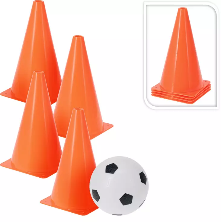 Keilat 18,5cm 4kpl+ pallo - Kesälelut ja -pelit - 8721037719001 - 1