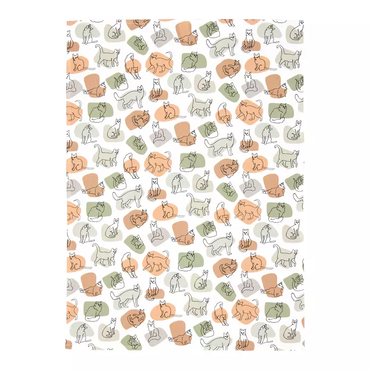 Keittiöpyyhe kissat 50x70cm - Pöytäliinat, tabletit ja esiliinat - 7318161561401 - 1