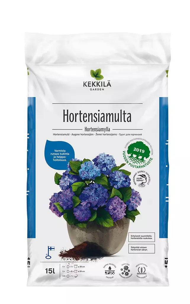 KEKKILÄ HORTENSIAMULTA 15L - Mullat ja turpeet - 6433000100441 - 1