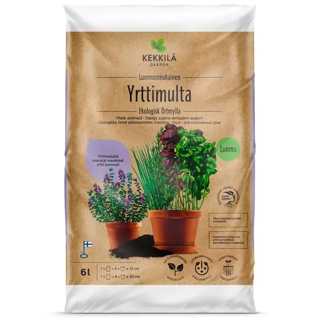 Kekkilä yrttimulta 4l - Mullat ja turpeet - 6433000294621 - 1