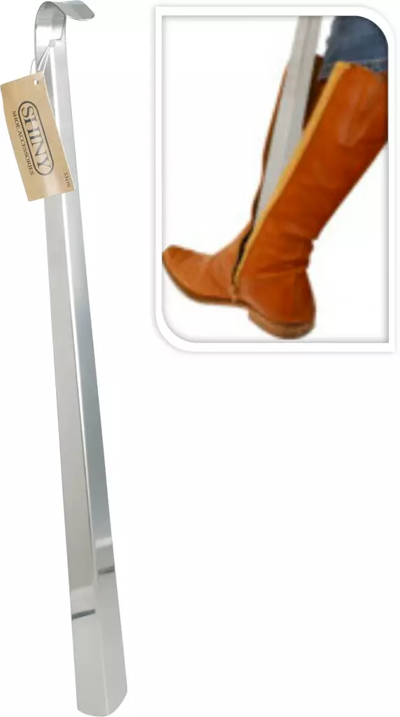 Kenkälusikka ruostumatonta terästä 51cm - Kenkätarvikkeet - 8721037189521 - 1