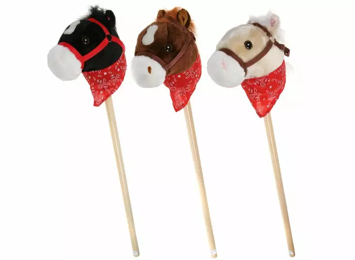 Keppihevonen huivilla+äänellä - Kotileikit ja roolileikit - 6410412261991 - 1