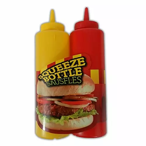 Ketsuppi/sinappi pullot 20cm - Keittiön työvälineet - 8718158096081 - 1