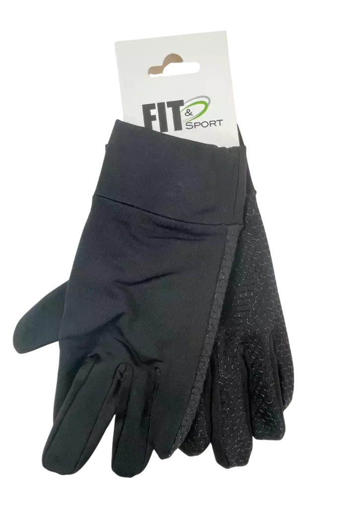 Kevyet urheilukäsineet Fit&TSport Black - Naisten päähineet ja käsineet - 6438159391771 - 1