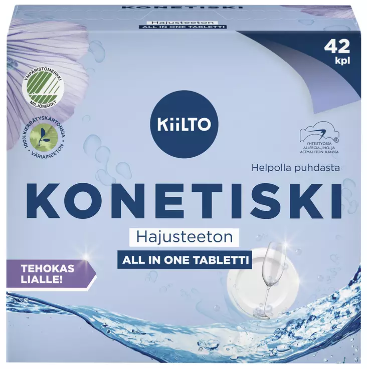 Kiilto konetiskitabletti 42kpl hajusteet - Astianpesuaineet - 6417964579031 - 1