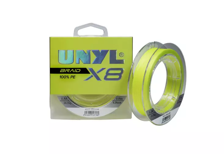 Kuitusiima unyl braid x8 115m 0,14mm - Siimat - 6416473147151 - 1