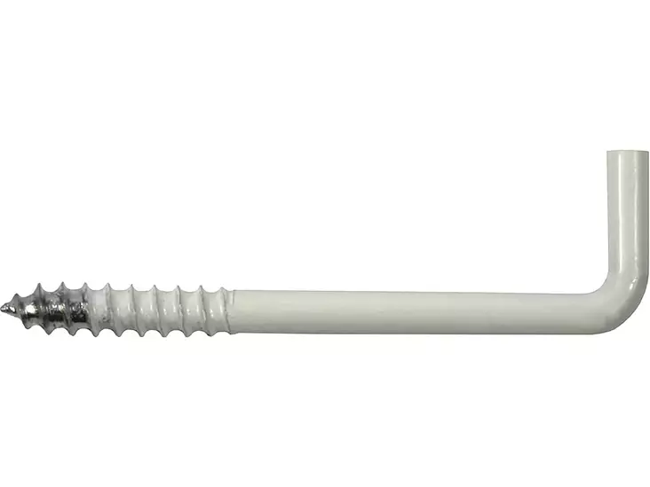 Kulmakoukku 510/ 50mm 4kpl valkoinen - Koukut ja naulakot - 6414671042841 - 1