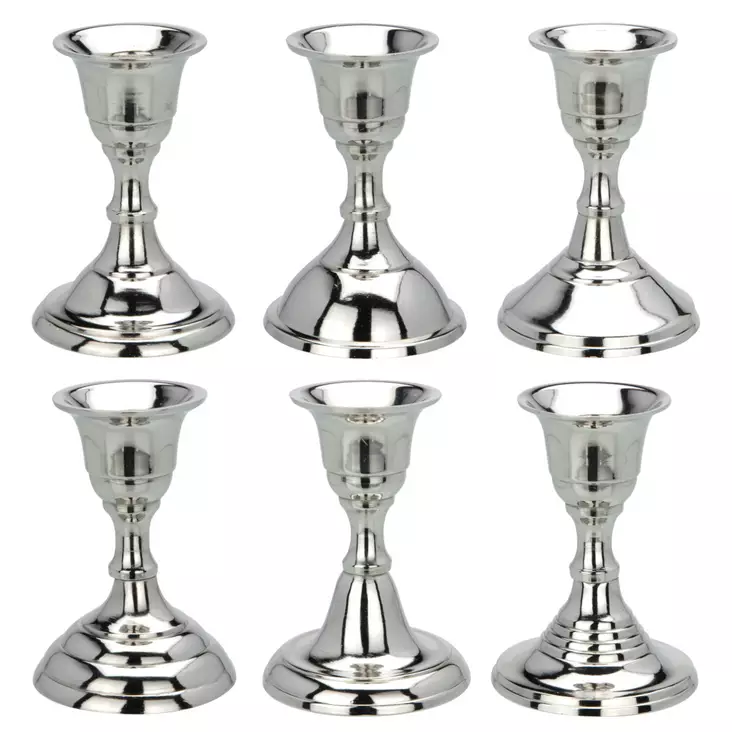 Kynttilänjalka hopea 88mm - Maljakot ja kynttilänjalat - 8711295902321 - 1