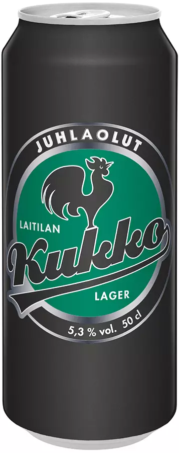 LAITILAN KUKKO LAGER JUHLAOLUT 5,3% 0,5L - Kissat - 6418654000491 - 1