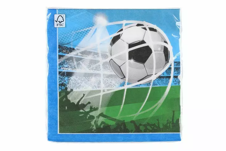 Lautasliina Soccer Fans 33x33 cm 20 kpl - Lautasliinat - 5201184937471 - 1