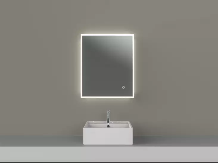 LED-peili Stocksund Avonia 50 x 60 cm - Peilit - 4742486000841 - 1