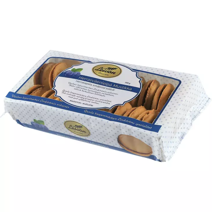 LEIVON HERRASVÄENLEIPÄ MUSTIKKA 300G - Keksit - 6411731111141 - 1