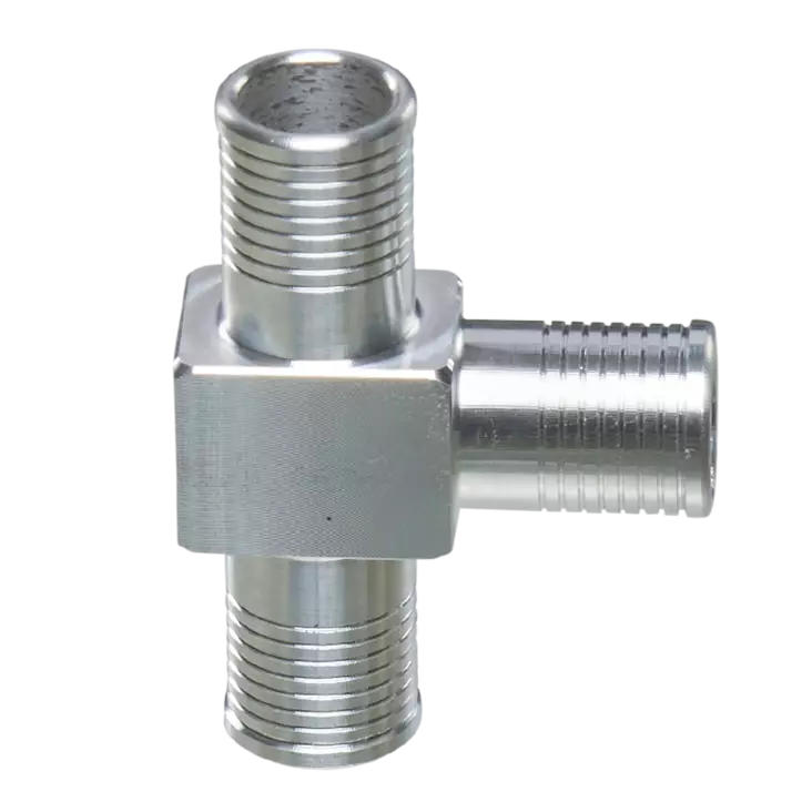 Letkuliitin T 10,5mm alumiini - Letkutuotteet - 6438206785041 - 1