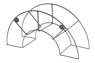Letkuteline 40m metalli 44x16x23cm - Puutarhaletkutelineet ja -kelat - 6438168095851 - 1