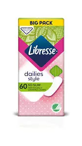 Libresse pikkuhousunsuoja 60kpl So Slim - Pikkuhousunsuojat ja siteet - 7322540802931 - 1