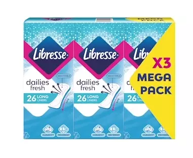 Libresse pikkuhousunsuoja Long 78kpl - Pikkuhousunsuojat ja siteet - 7322540817911 - 1