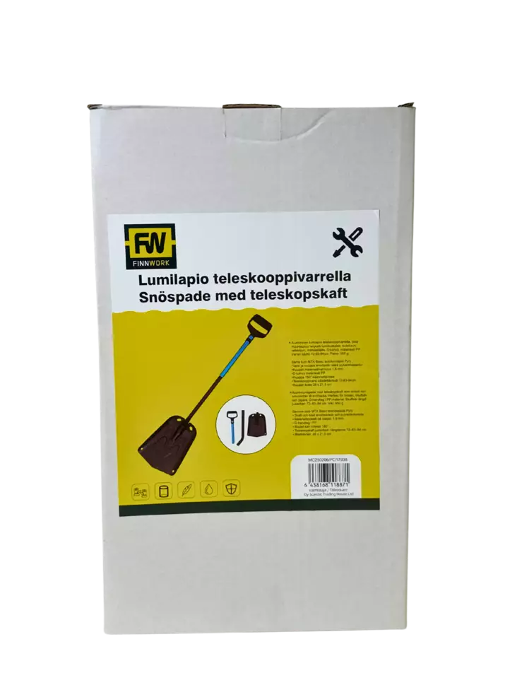 Lumilapio teleskooppivarrella - Lumikolat, -työntimet ja -lapiot - 6438168118871 - 1